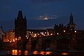 Lunar Eclipse Rise in Prague 4
